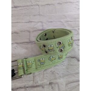 Hot Topic  Keroppi Womens Belt Size small, green with double buckle holes